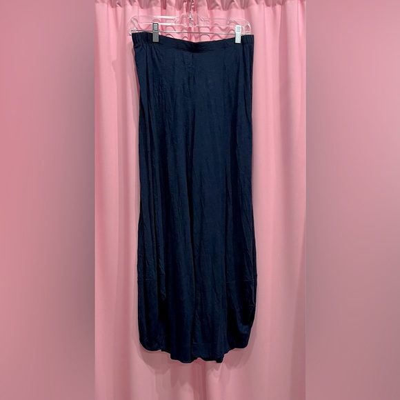 Alembika navy crinkle punto pant - Picture 1 of 1